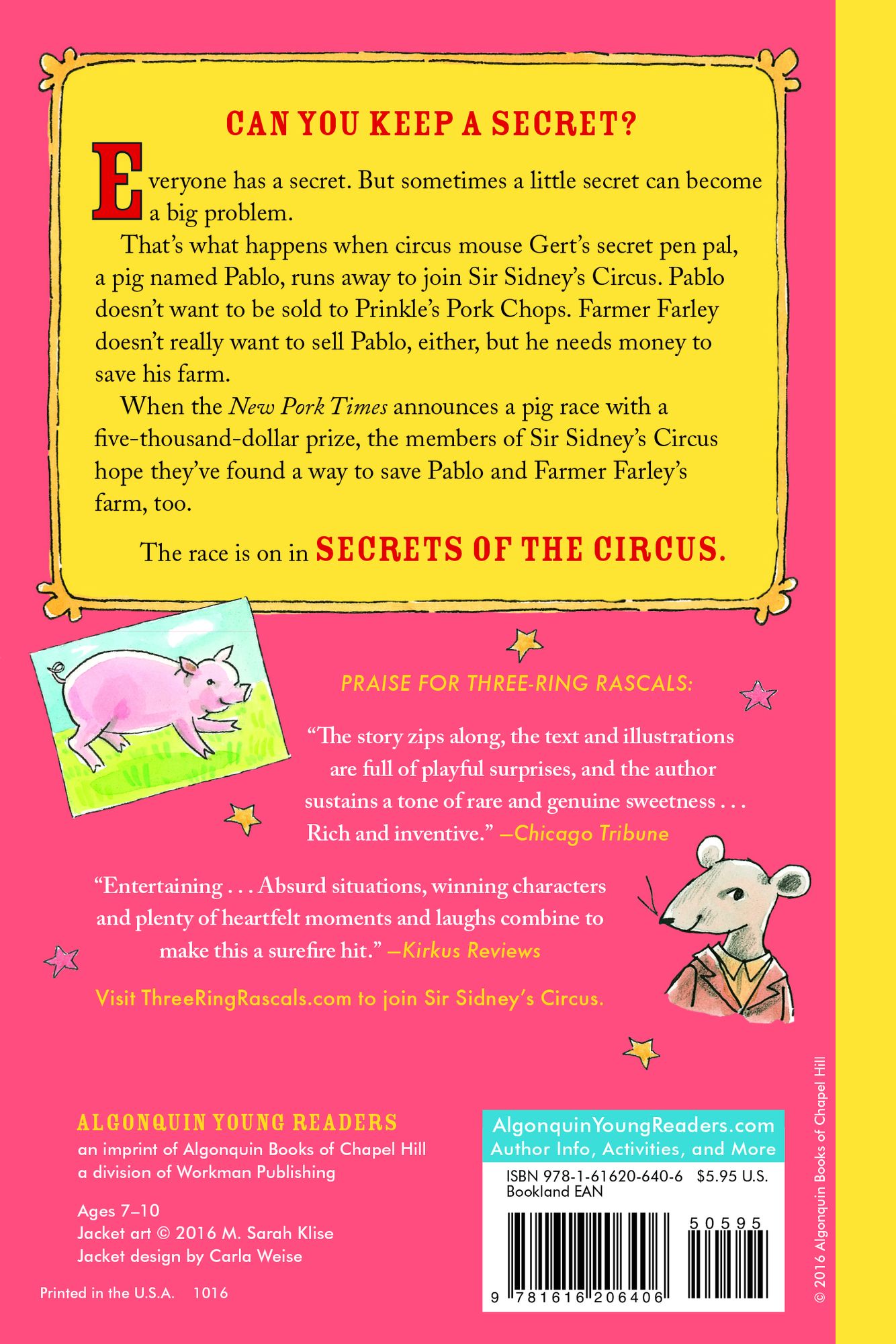 Secrets of the Circus (Three-Ring Rascals Series #5)