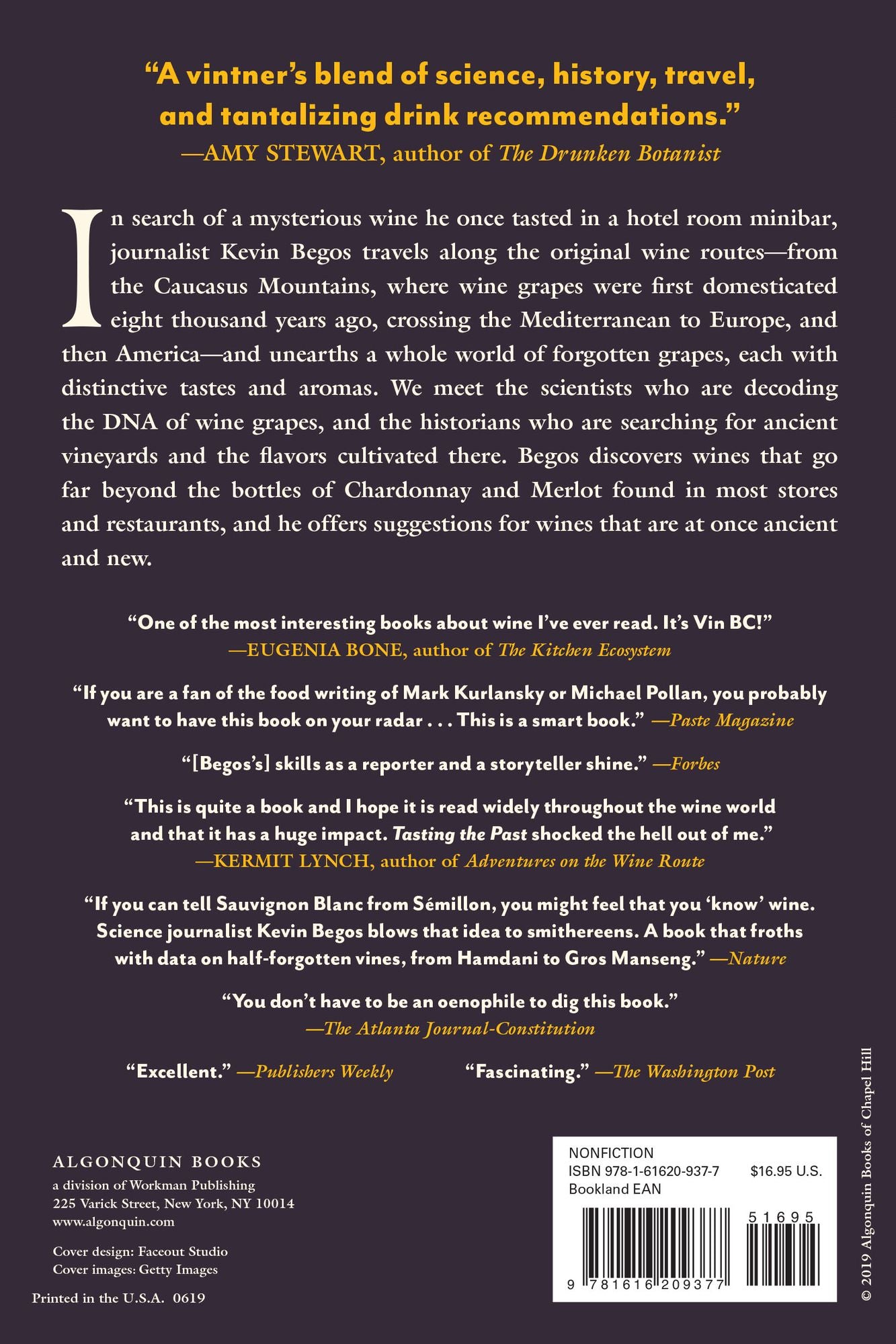 Tasting the Past: The Science of Flavor and the Search for the Origins of Wine
