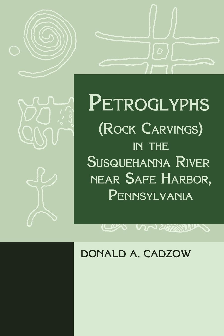 Petroglyphs (Rock Carvings) In The Susquehanna River Near Safe Harbor, Pennsylvania