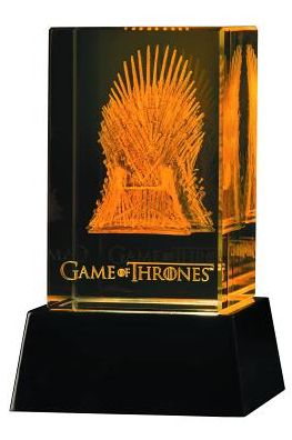 Game of Thrones: 3-D Crystal Iron Throne with Illumination Base
