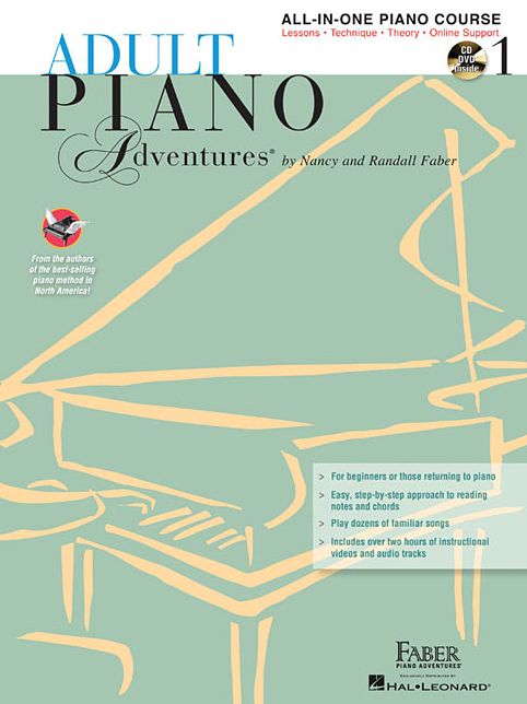 Adult Piano Adventures All-in-One Lesson Book 1: Book with CD, DVD and Online Support