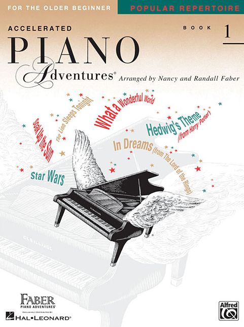Accelerated Piano Adventures for the Older Beginner: Popular Repertoire, Book 1