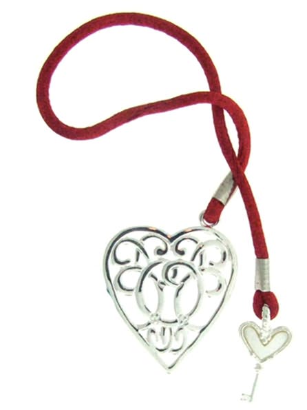 Celtic Heart Mother of Pearl Bookmark