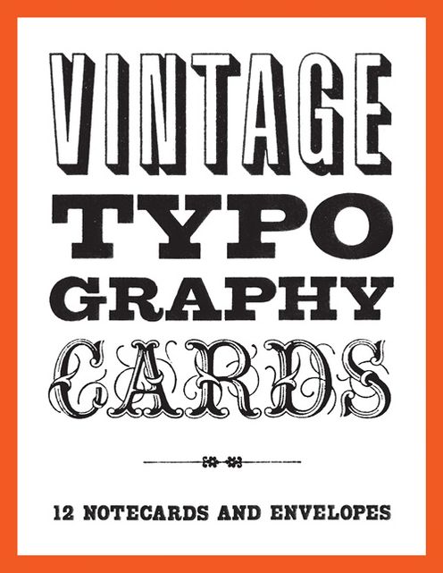 Vintage Typography Boxed Cards