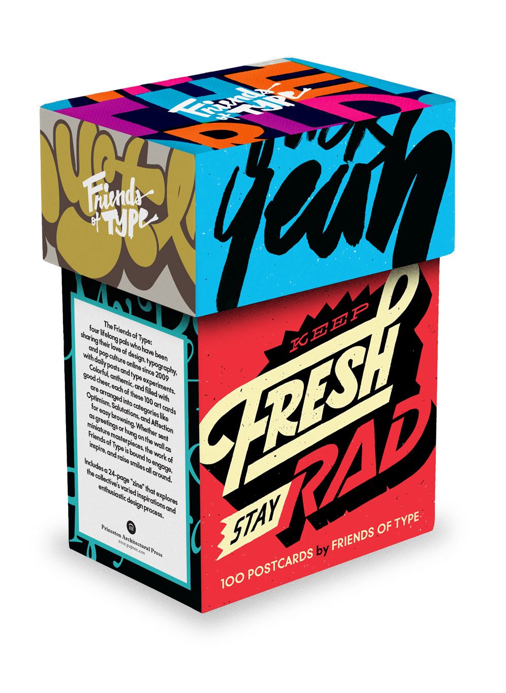 Keep Fresh Stay Rad Postcard Box