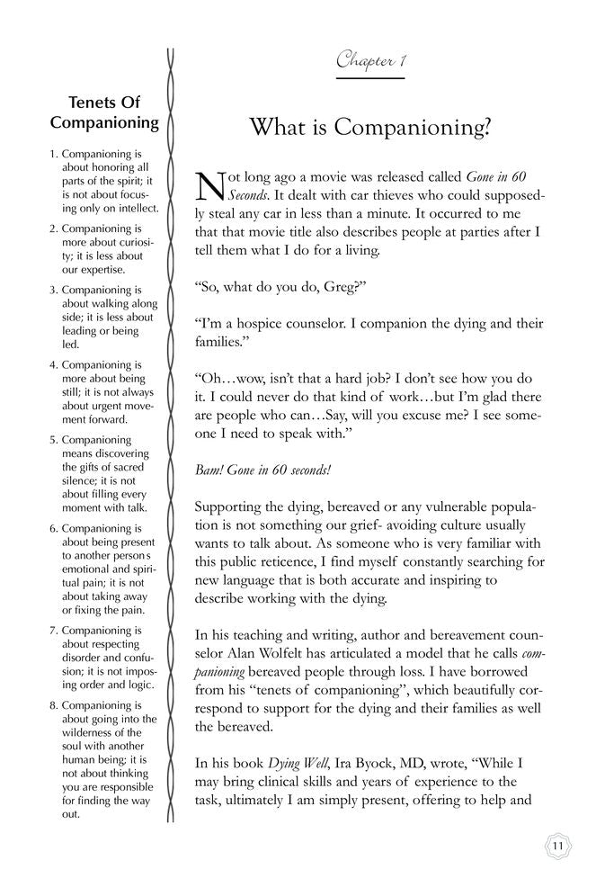 Companioning the Dying: A Soulful Guide for Caregivers
