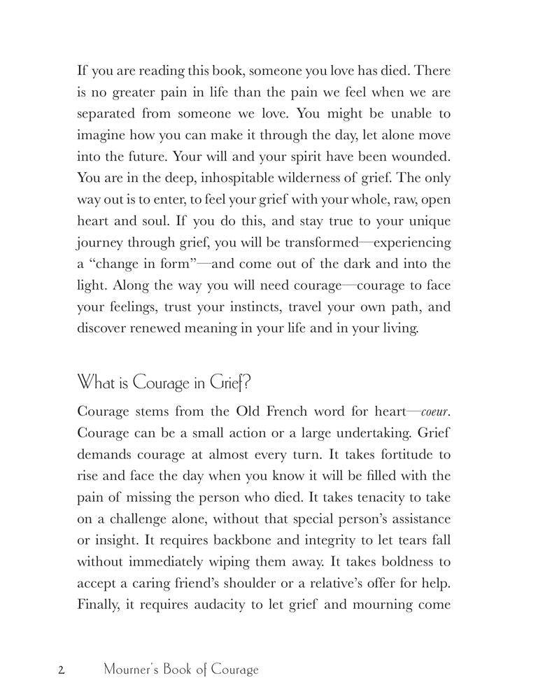 The Mourner's Book of Courage: 30 Days of Encouragement