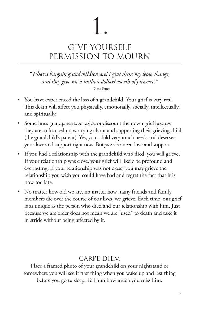 Healing a Grandparent's Grieving Heart: 100 Practical Ideas After Your Grandchild Dies