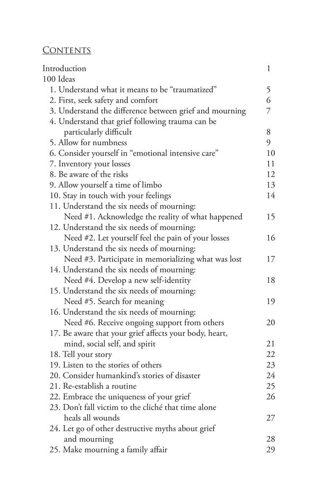 Healing Your Grief When Disaster Strikes: 100 Practical Ideas for Coping After a Tornado, Hurricane, Flood, Earthquake, Wildfire, or Other Natural Disaster