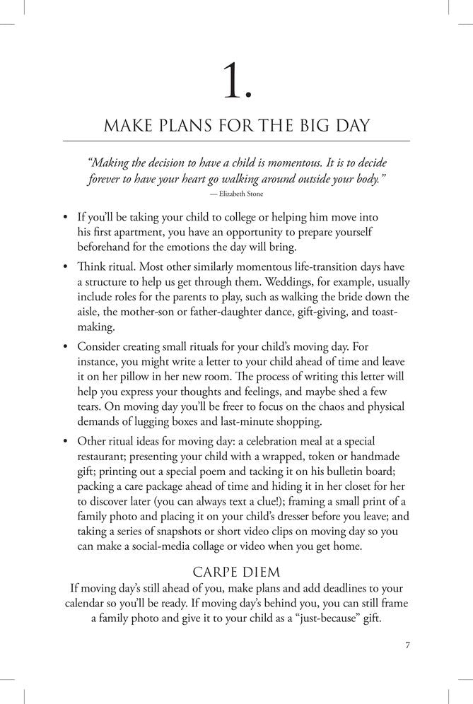 Healing the Empty Nester's Grieving Heart: 100 Practical Ideas for Parents After the Kids Move Out, Go Off to College, or Start Taking Flight