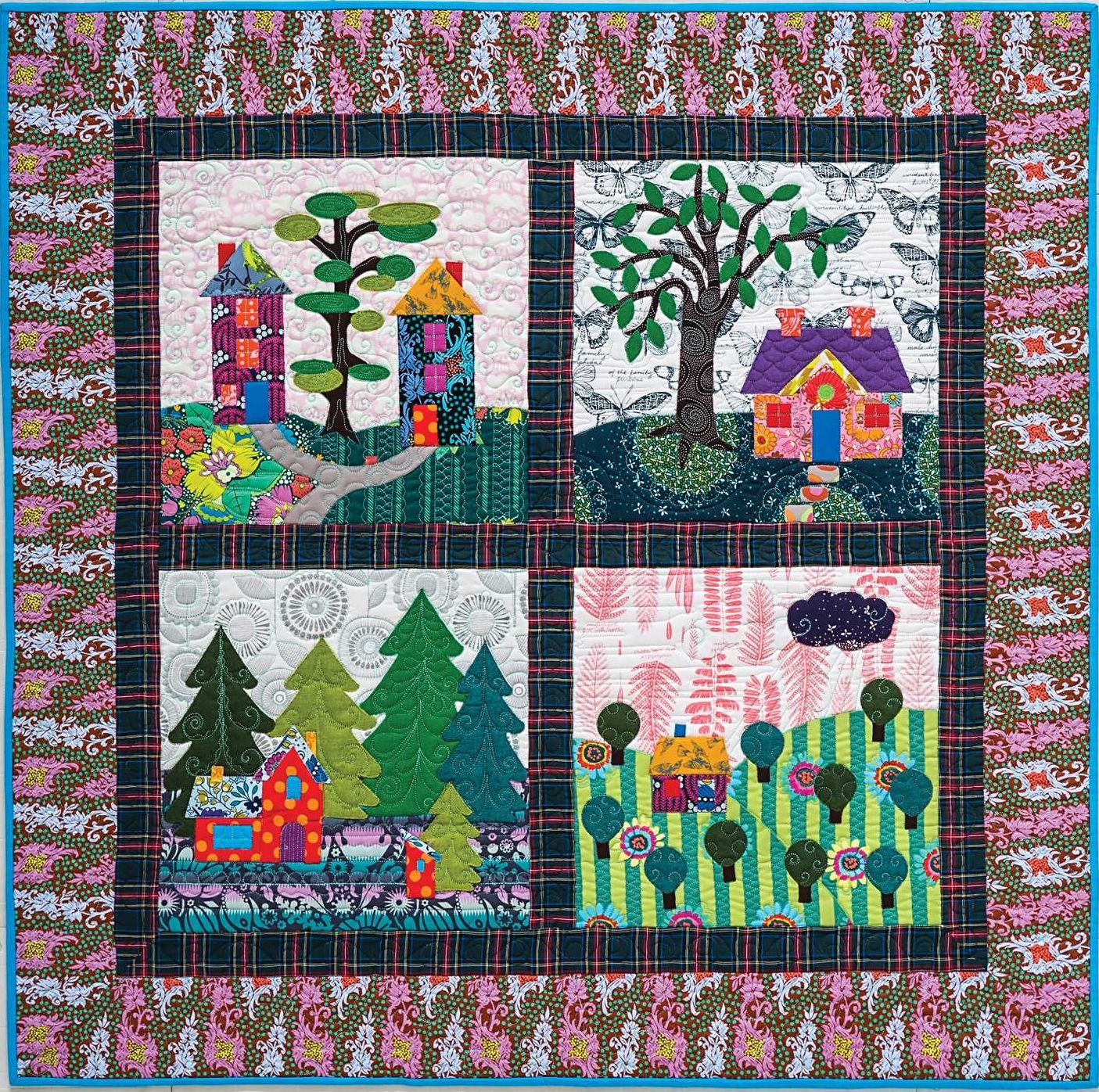 My Cozy Village: 9 Quilt Blocks to Appliquï¿½ & Embroider