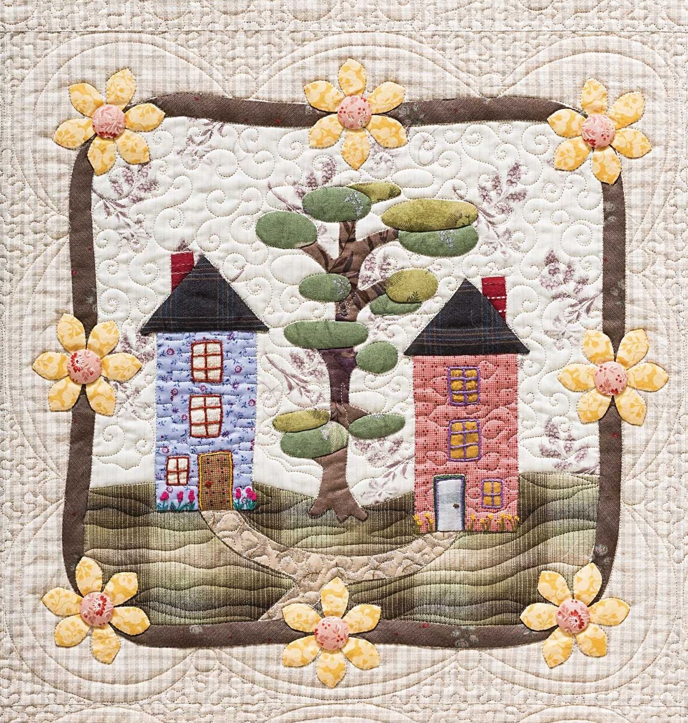 My Cozy Village: 9 Quilt Blocks to Appliquï¿½ & Embroider
