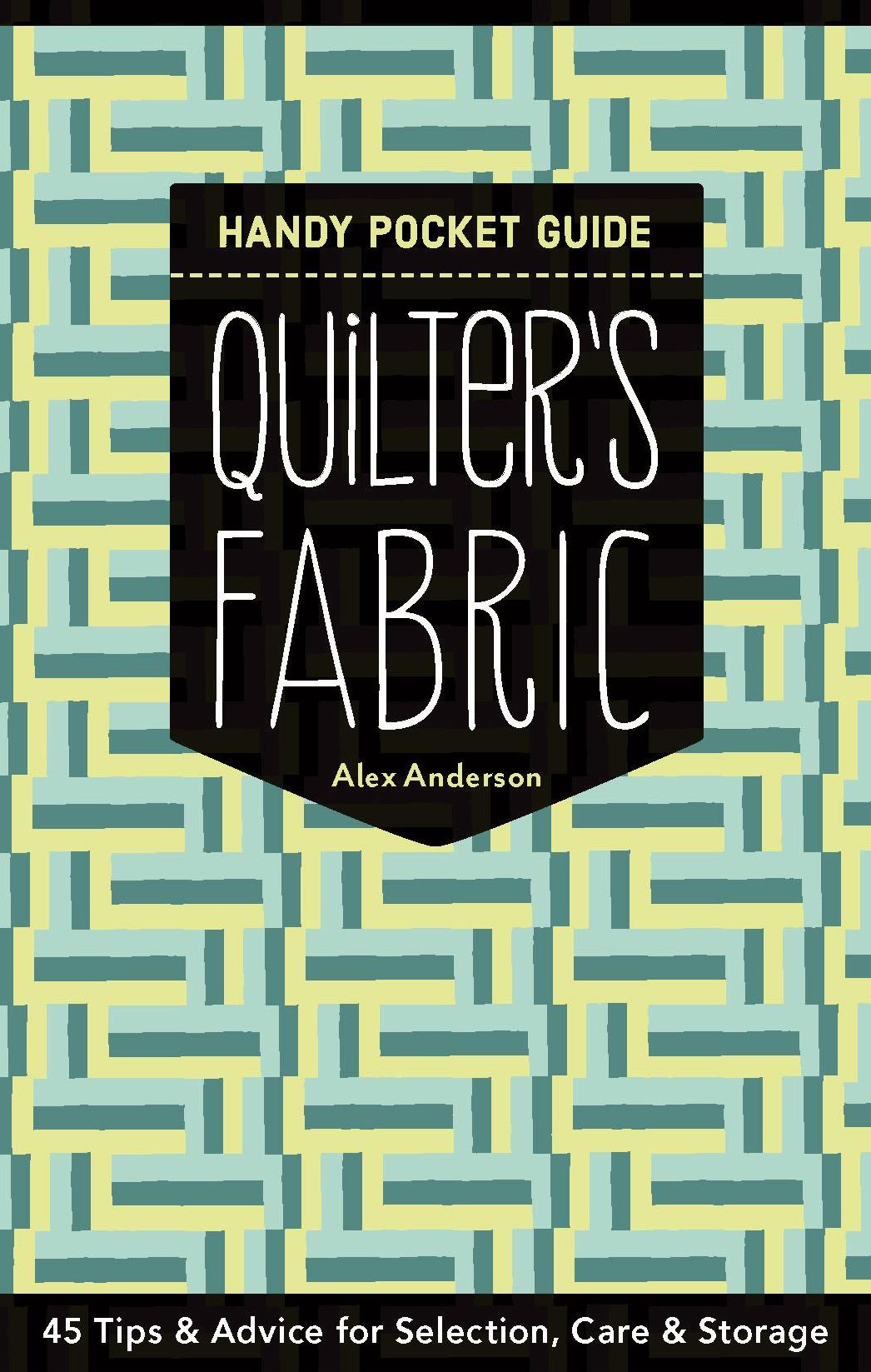 Quilter's Fabric Handy Pocket Guide POP Display: Tips & Advice for Selection, Care & Storage
