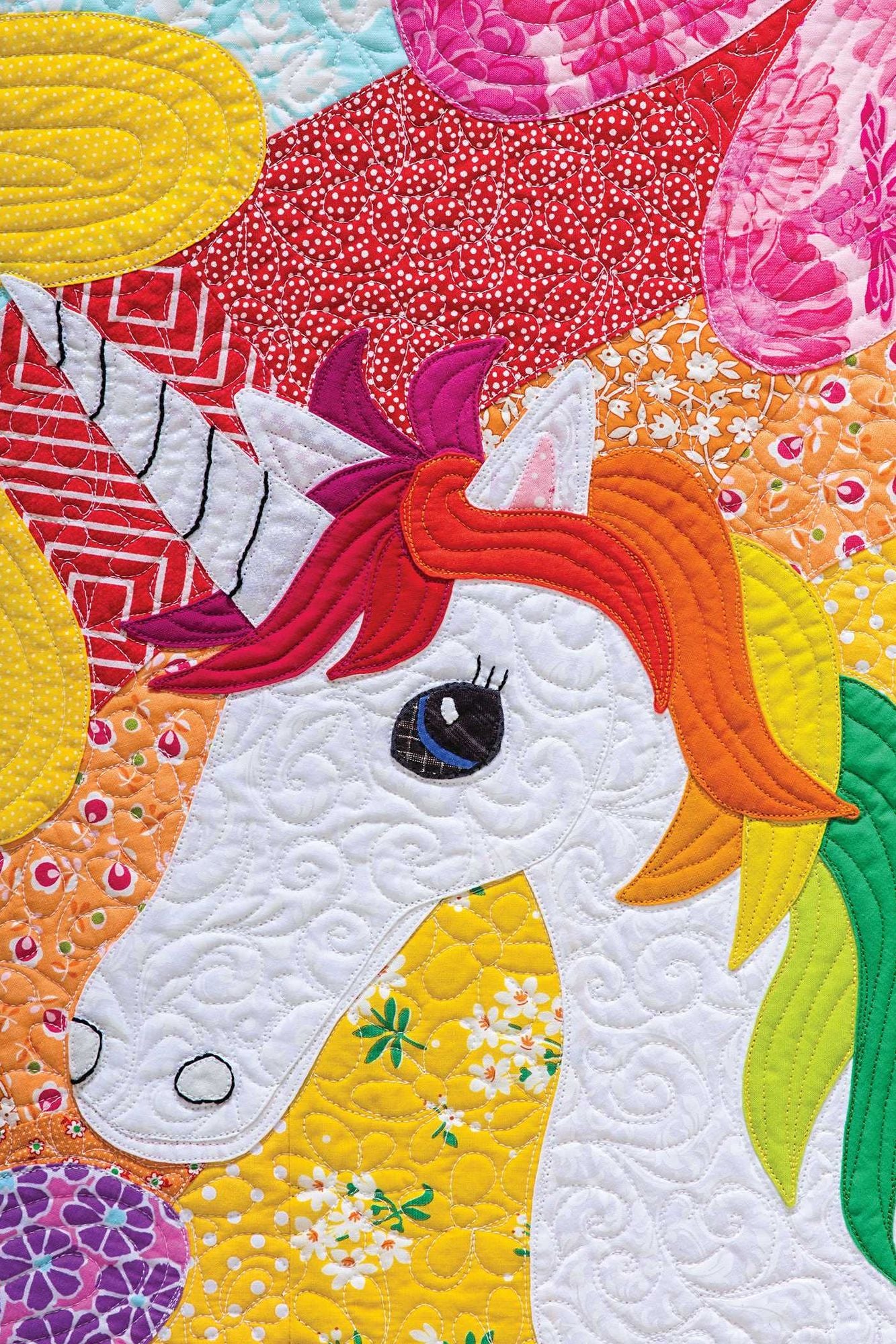 The Magical Unicorn Quilt: Applique a Playful Project, 5 Sizes from Wallhanging to Queen Bed