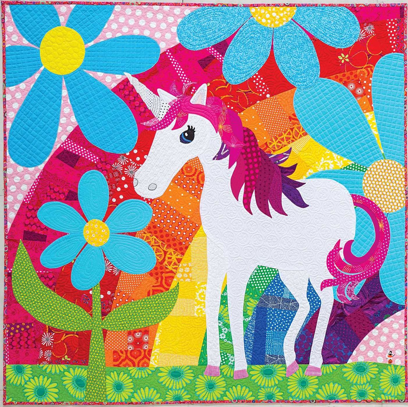 The Magical Unicorn Quilt: Applique a Playful Project, 5 Sizes from Wallhanging to Queen Bed