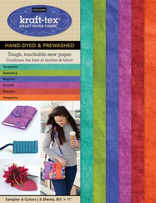 kraft-tex Designer 6-Color Sampler Pack: Kraft Paper Fabric