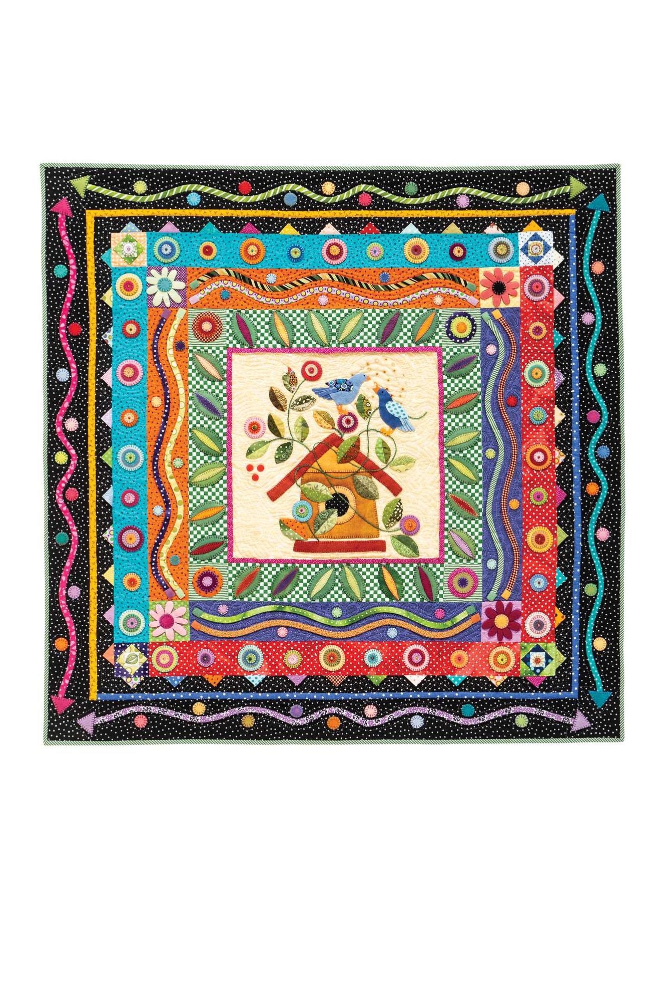 Wild Wool & Colorful Cotton Quilts : Patchwork & Appliqu¿ Houses, Flowers, Vines & More