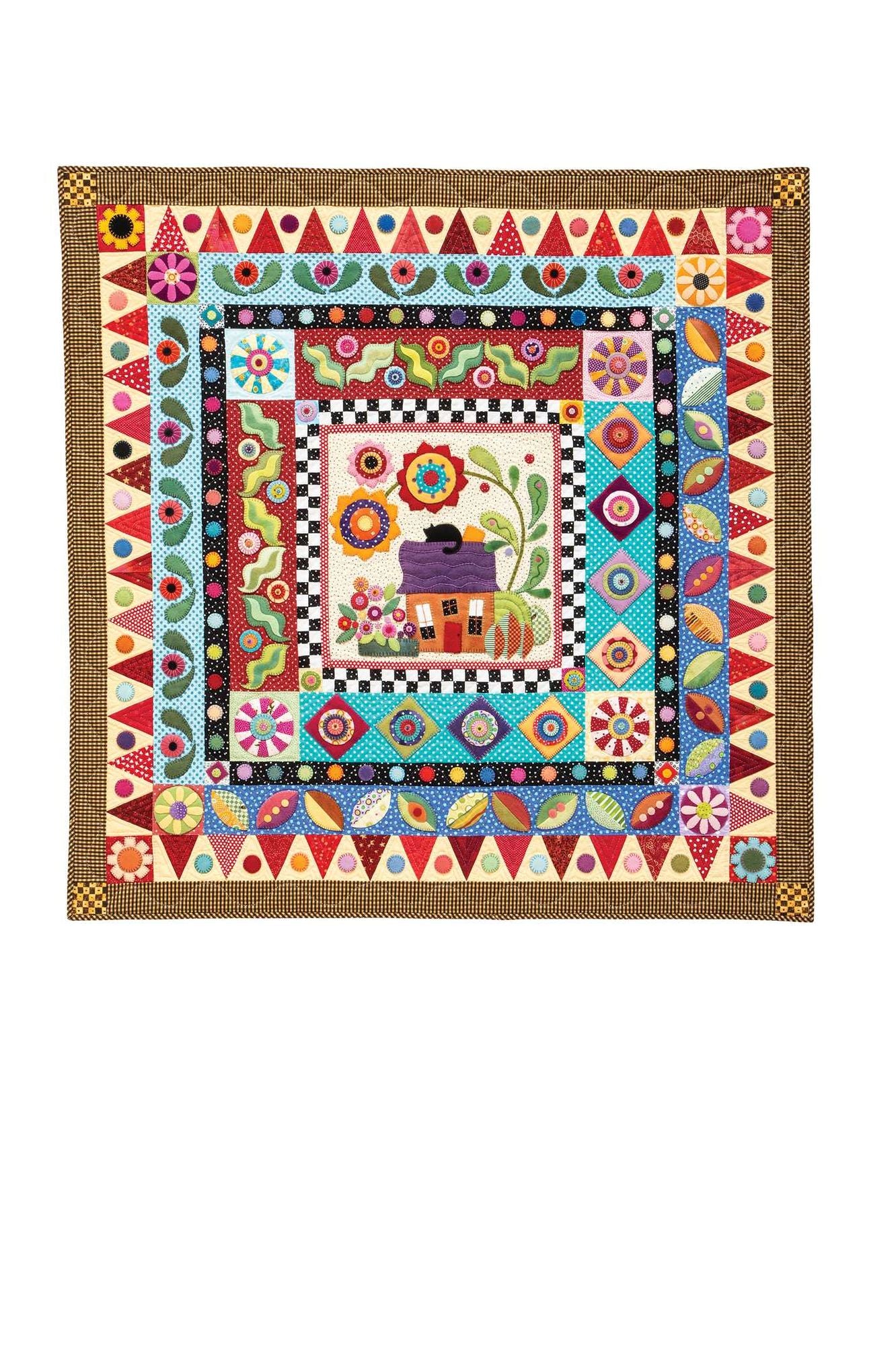 Wild Wool & Colorful Cotton Quilts : Patchwork & Appliqu¿ Houses, Flowers, Vines & More