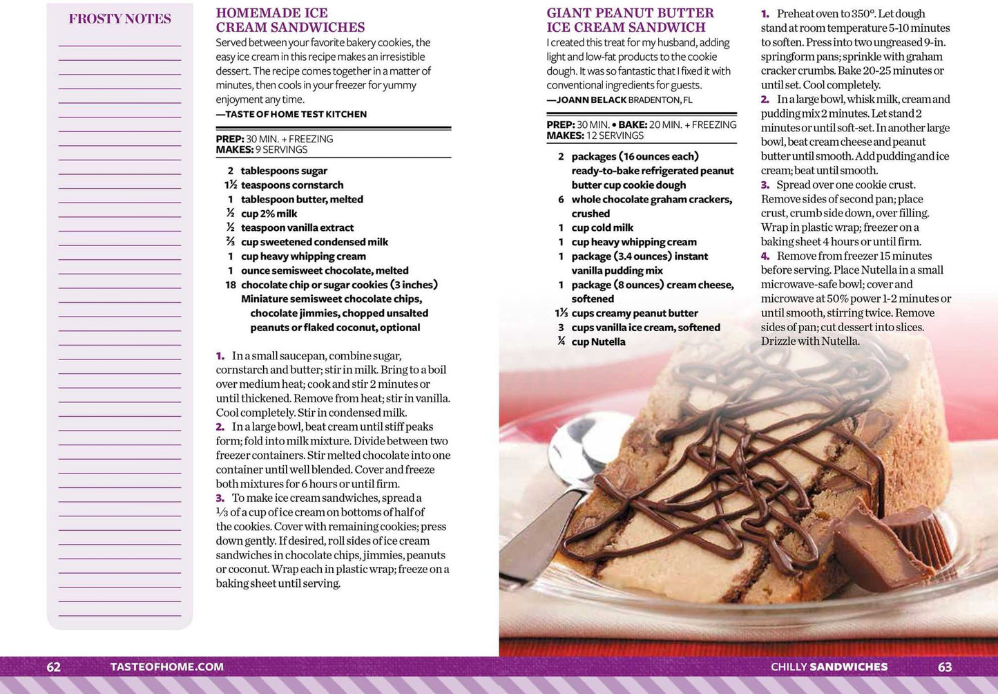 Taste of Home Frosty Treats: 201 Easy Ideas for Cool Desserts