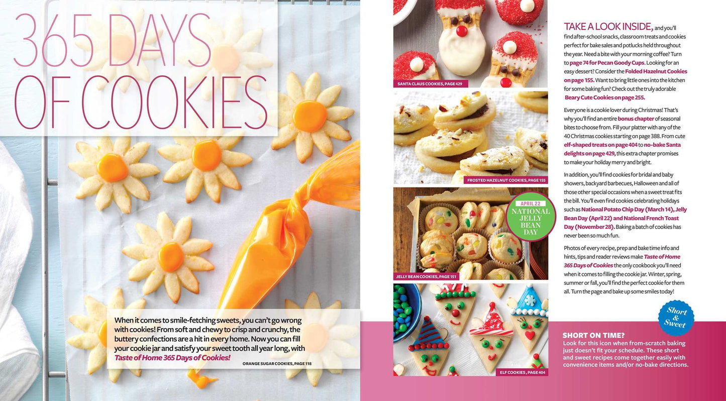 Taste of Home 365 Days of Cookies: Sweeten Your Year with a New Cookie Every Day