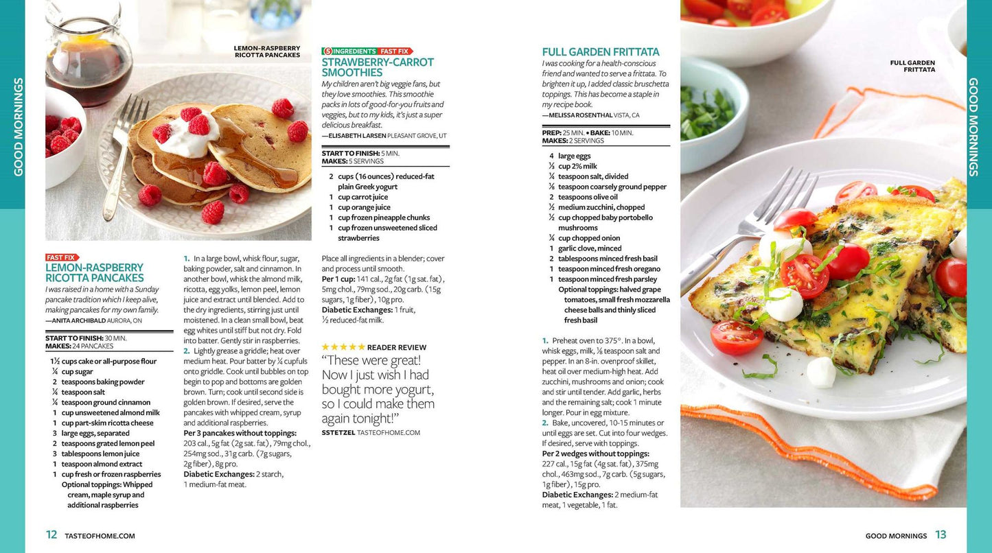 Taste of Home Diabetes Cookbook: Eat right, feel great with 370 family-friendly, crave-worthy dishes!