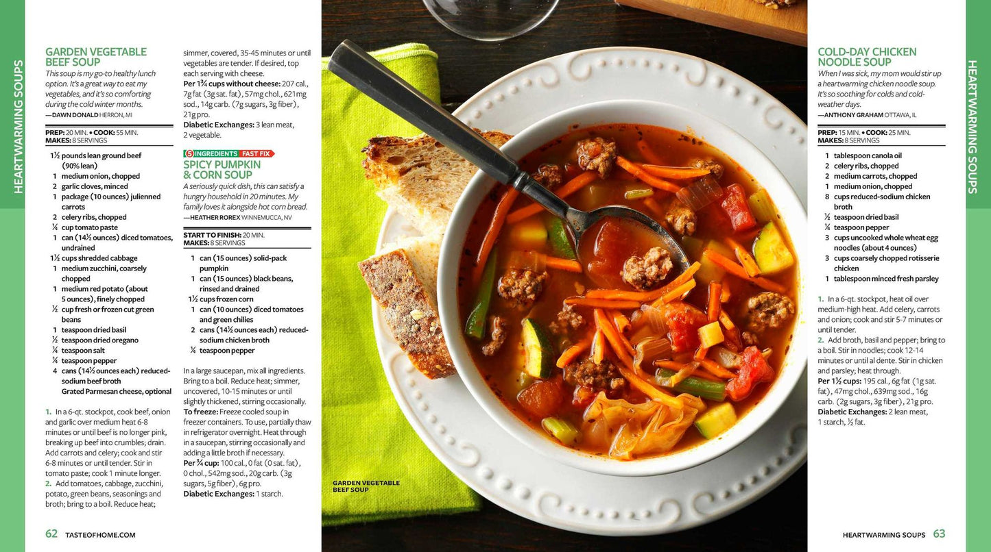 Taste of Home Diabetes Cookbook: Eat right, feel great with 370 family-friendly, crave-worthy dishes!