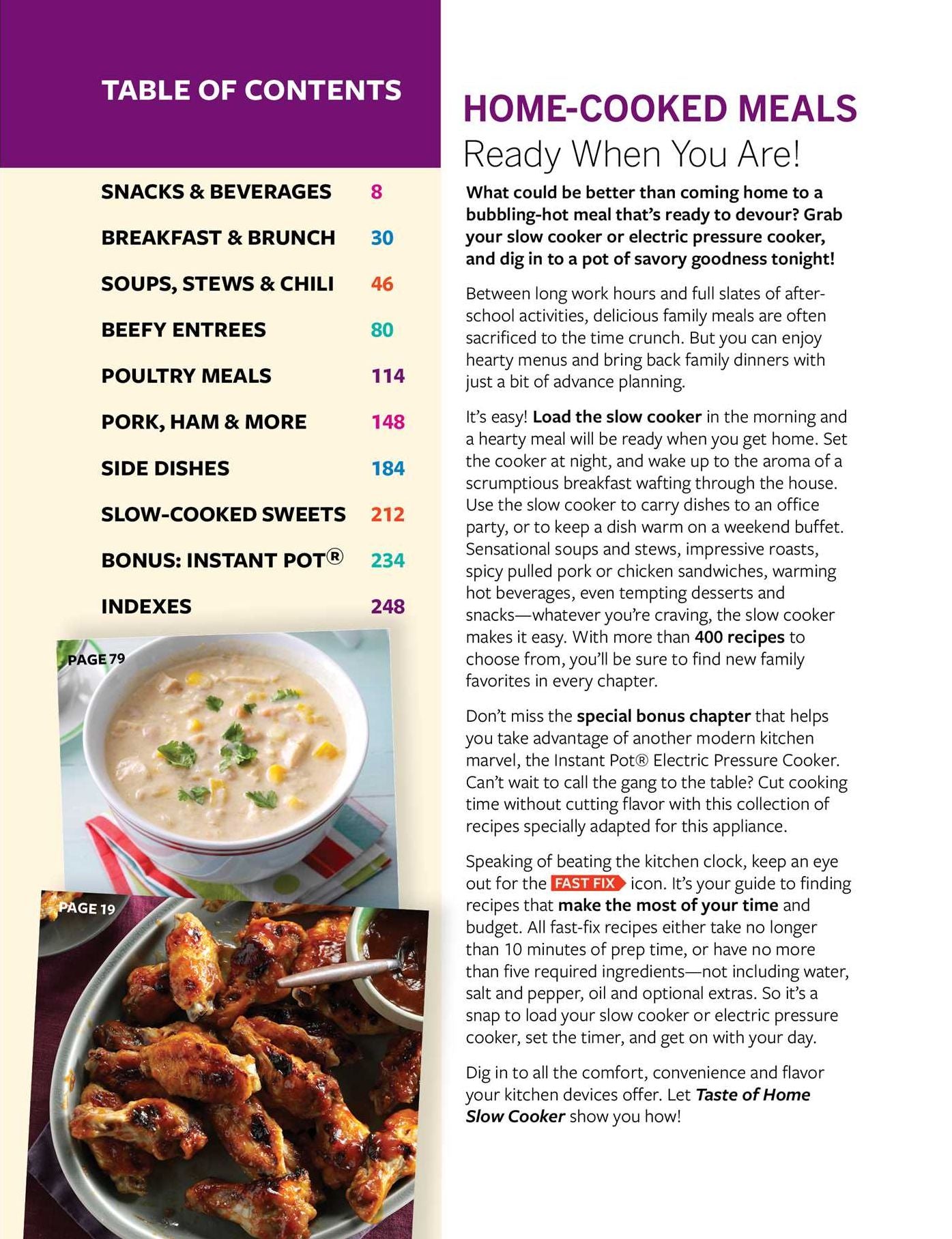 Taste of Home Slow Cooker 3e: 278 All New Family Faves! Amazing Meals Ready When You Are + Instant Pot Bonus Chapter!