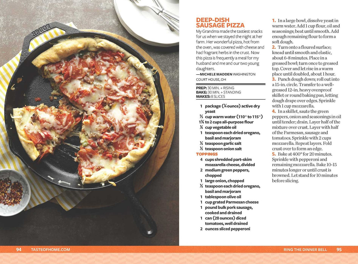 Taste of Home Cast Iron Mini Binder: 100 No-Fuss Dishes Sure to Sizzle!