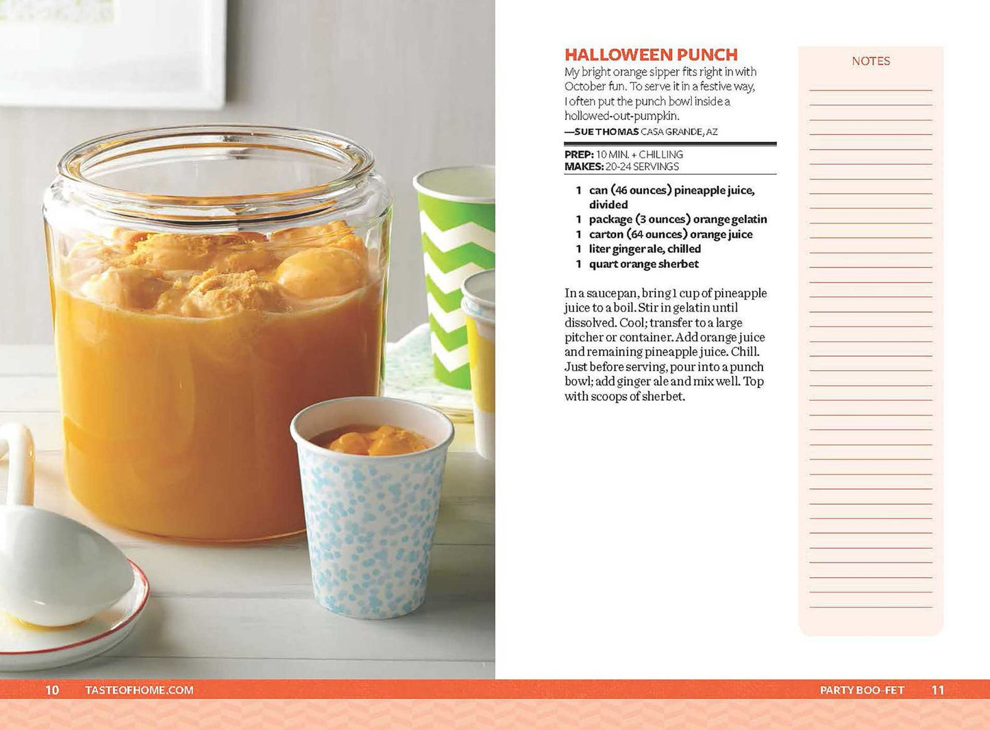 Taste of Home Halloween Mini Binder: 100+ Freaky Fun Recipes & Crafts for Ghouls of All Ages