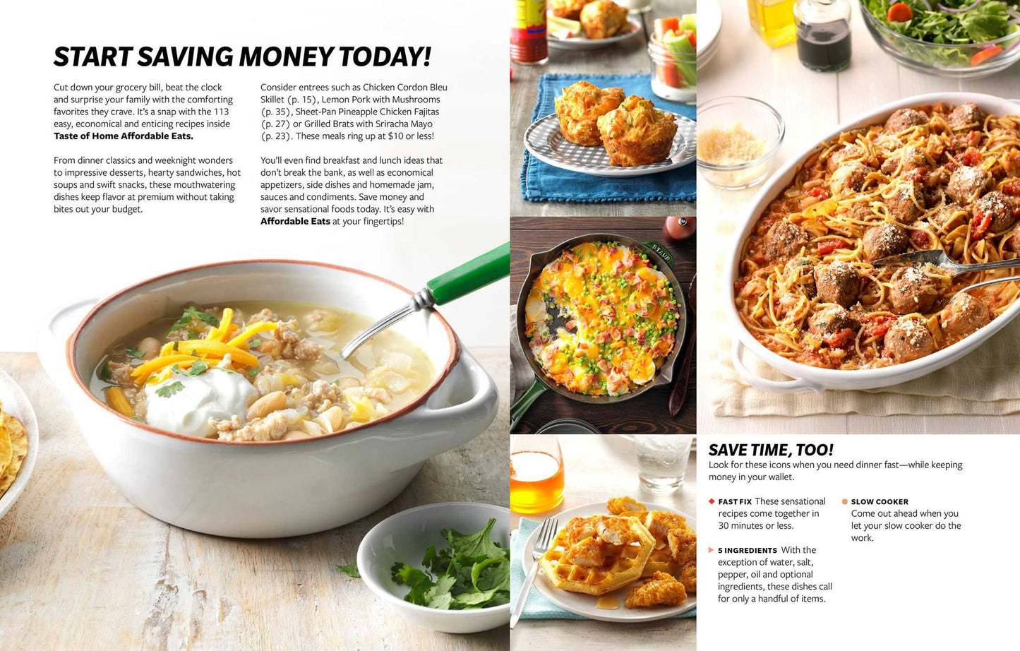 Taste of Home Affordable Eats: 237 All Time Favorites That Won't Break the Bank