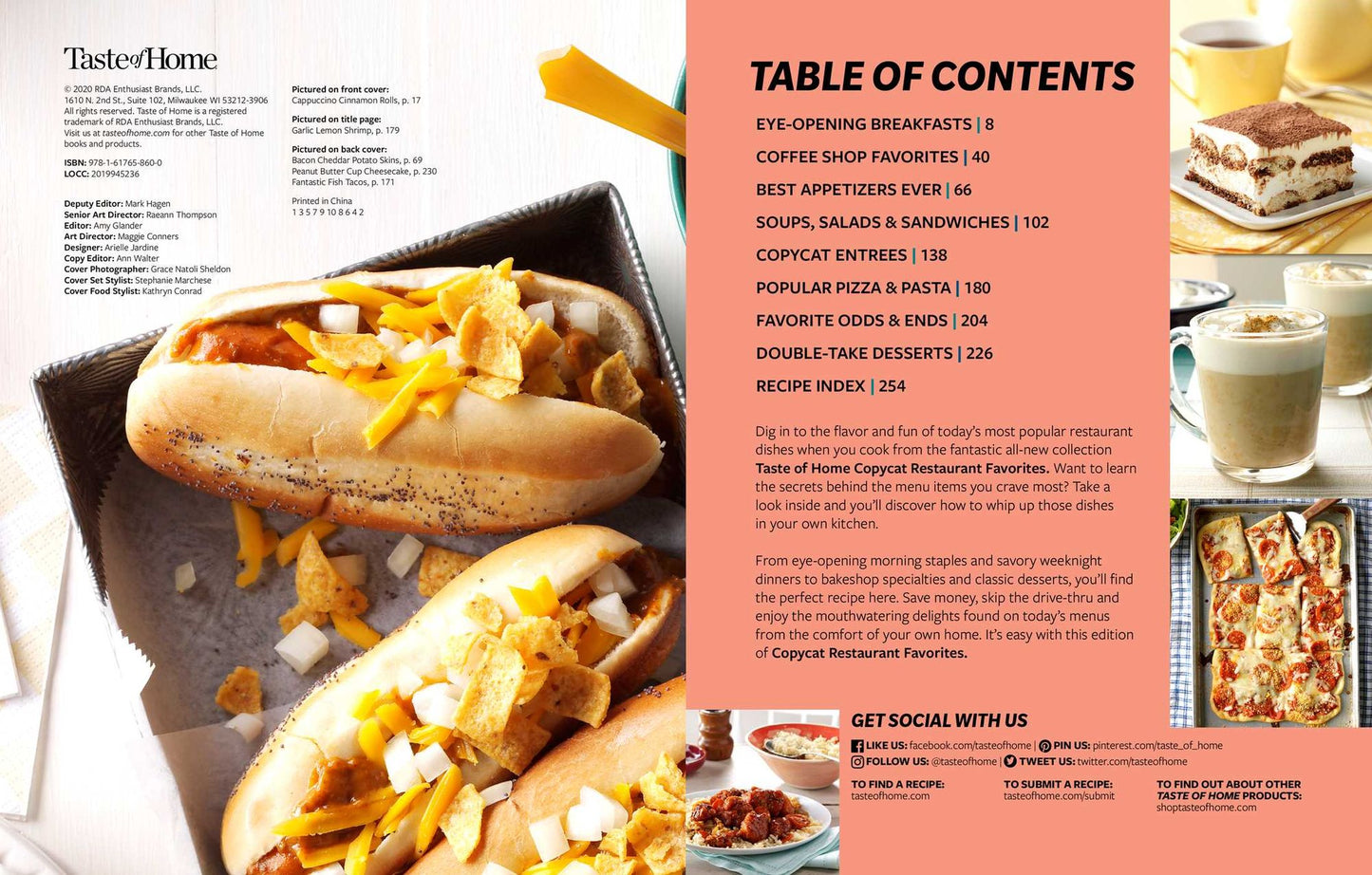 Taste of Home Copycat Restaurant Favorites
