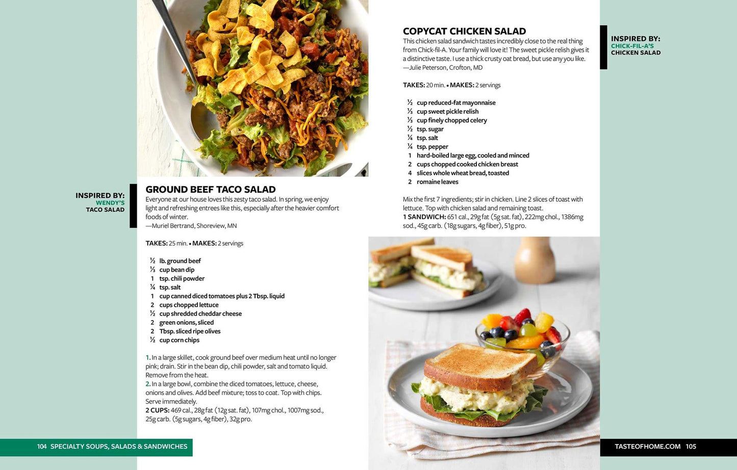 Taste of Home Copycat Restaurant Favorites