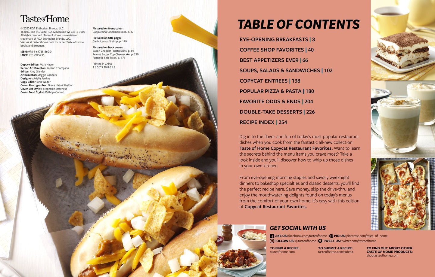 Taste of Home Copycat Restaurant Favorites