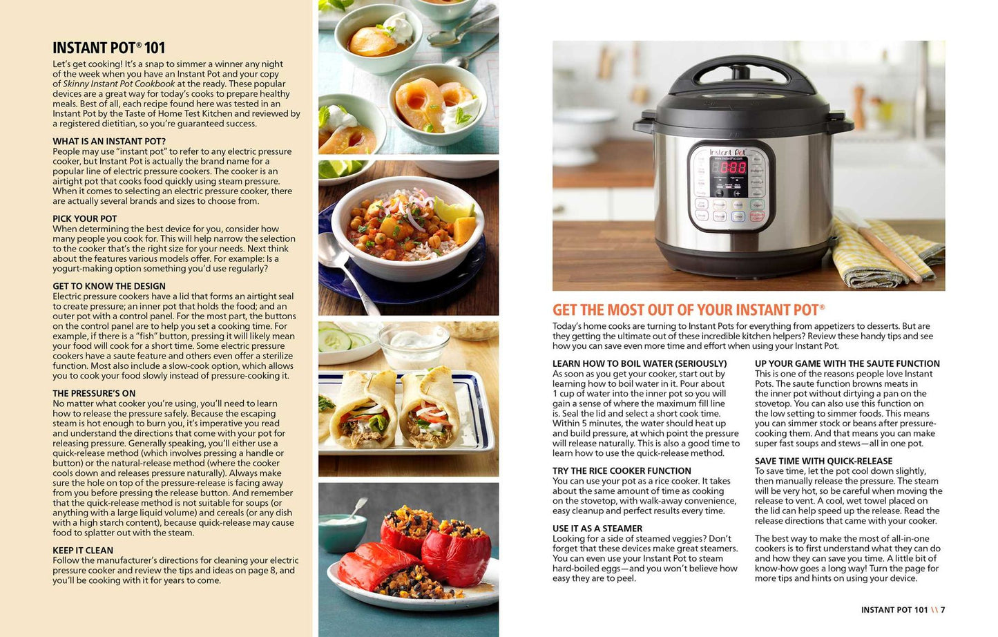 Taste of Home Skinny Instant Pot : 100 Dishes Trimmed Down for Healthy Families