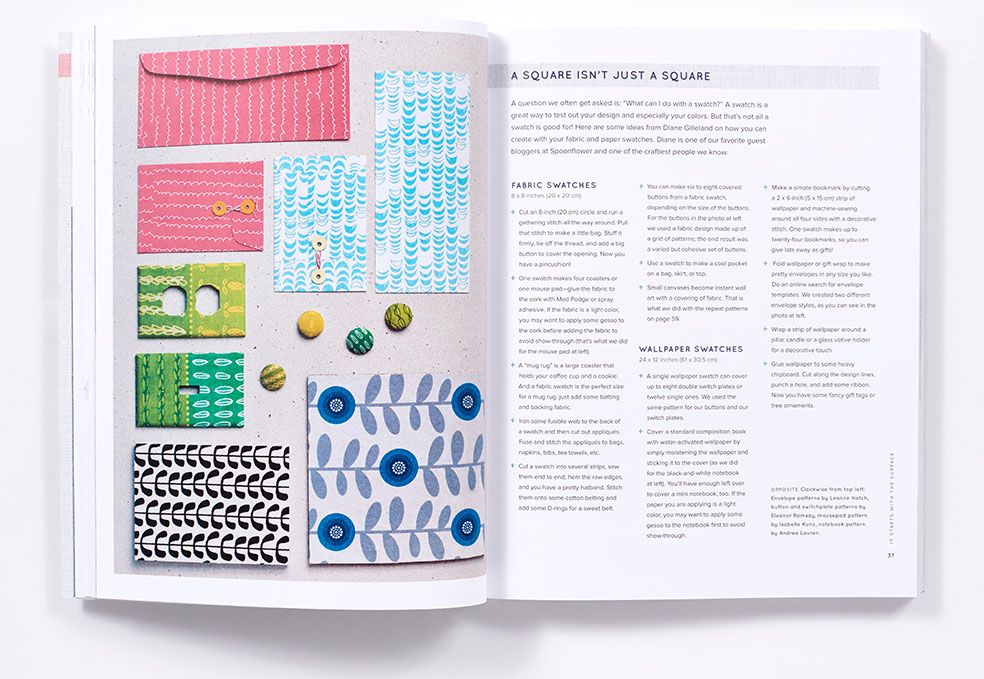 The Spoonflower Handbook: A DIY Guide to Designing Fabric, Wallpaper & Gift Wrap with 30+ Projects