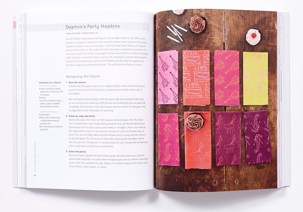 The Spoonflower Handbook: A DIY Guide to Designing Fabric, Wallpaper & Gift Wrap with 30+ Projects