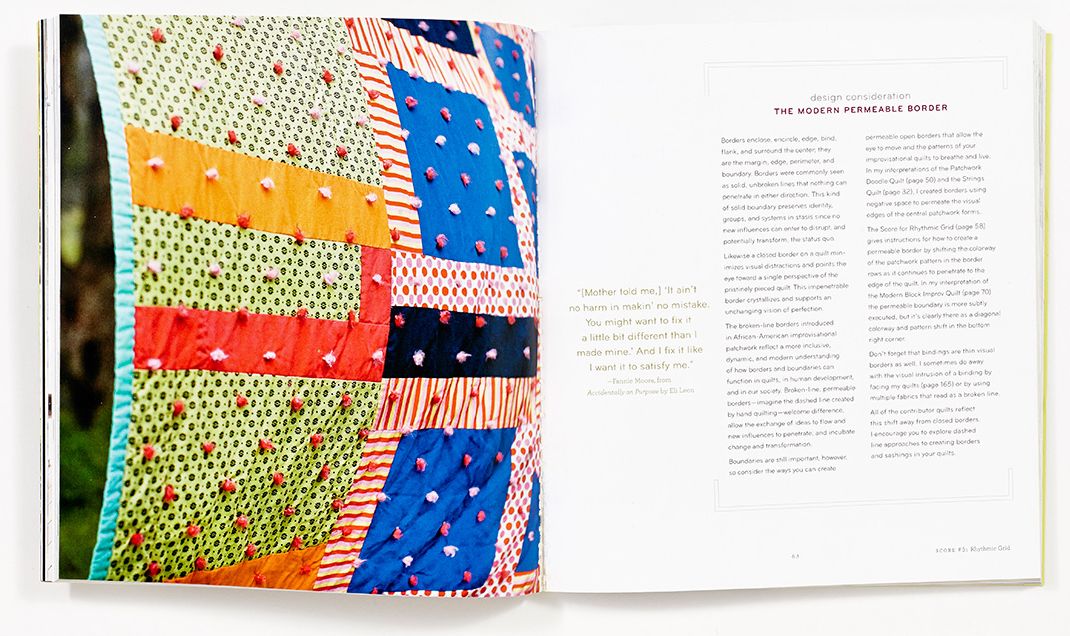 The Improv Handbook for Modern Quilters: A Guide to Creating, Quilting, and Living Courageously