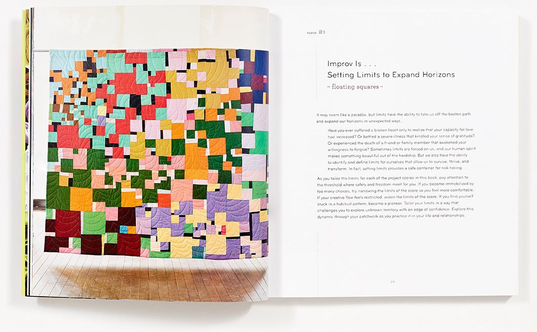 The Improv Handbook for Modern Quilters: A Guide to Creating, Quilting, and Living Courageously
