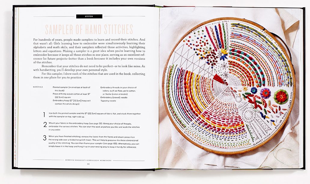Rebecca Ringquist's Embroidery Workshops: A Bend-the-Rules Primer