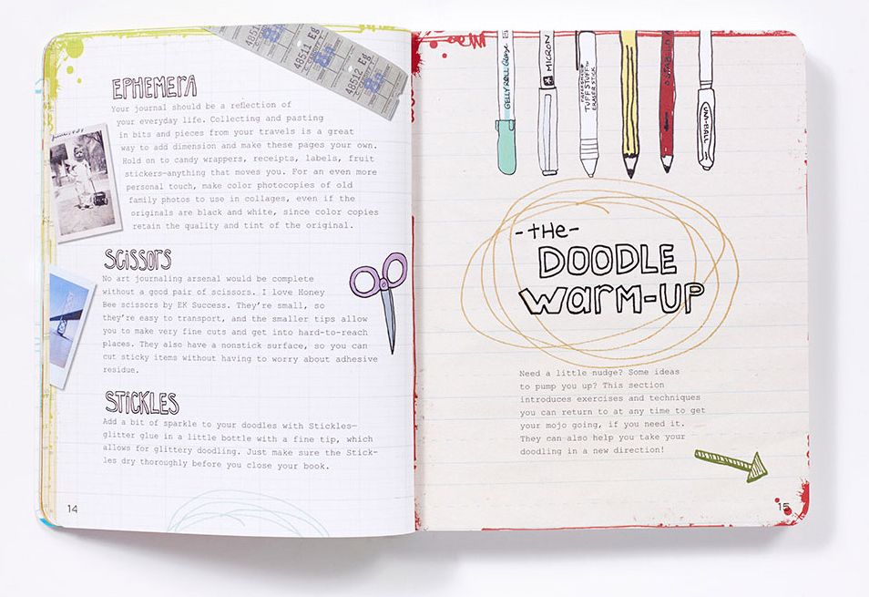 Year of the Doodle: 365 Drawing, Collaging, and Mark-Making Adventures