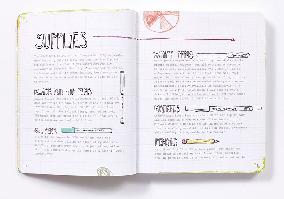 Year of the Doodle: 365 Drawing, Collaging, and Mark-Making Adventures