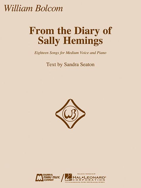 From the Diary of Sally Hemings: Medium Voice and Piano