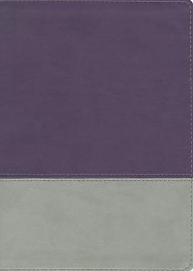 The Jeremiah Study Bible, NKJV: Gray/Purple LeatherLuxe® w/Thumb Index: What It Says. What It Means. What It Means For You.