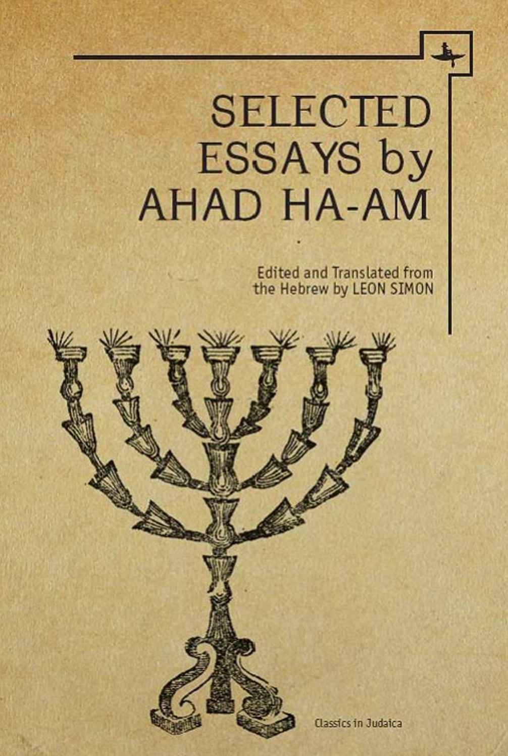 Selected Essays by Ahad Ha-Am