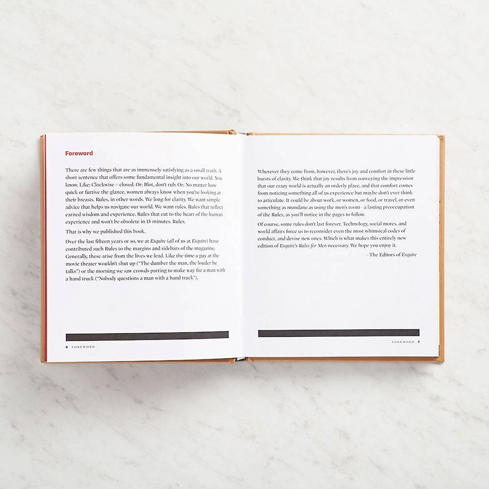 Esquire's The New Rules for Men