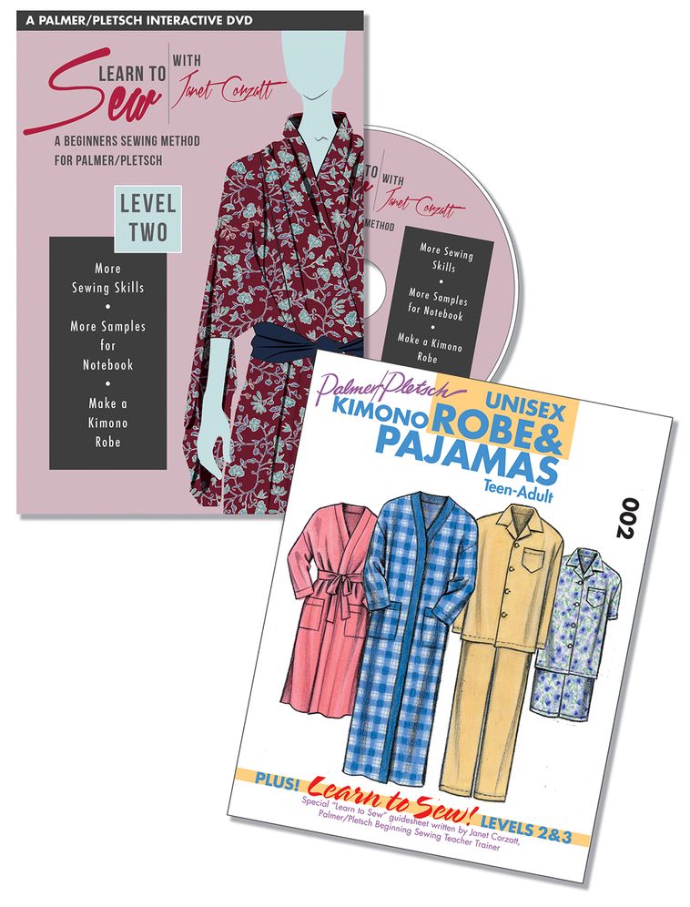 Learn to Sew with Janet Corzatt -- Level TWO -- Plus Robe/Pajama Pattern: A Beginners Sewing Method for Palmer/Pletsch
