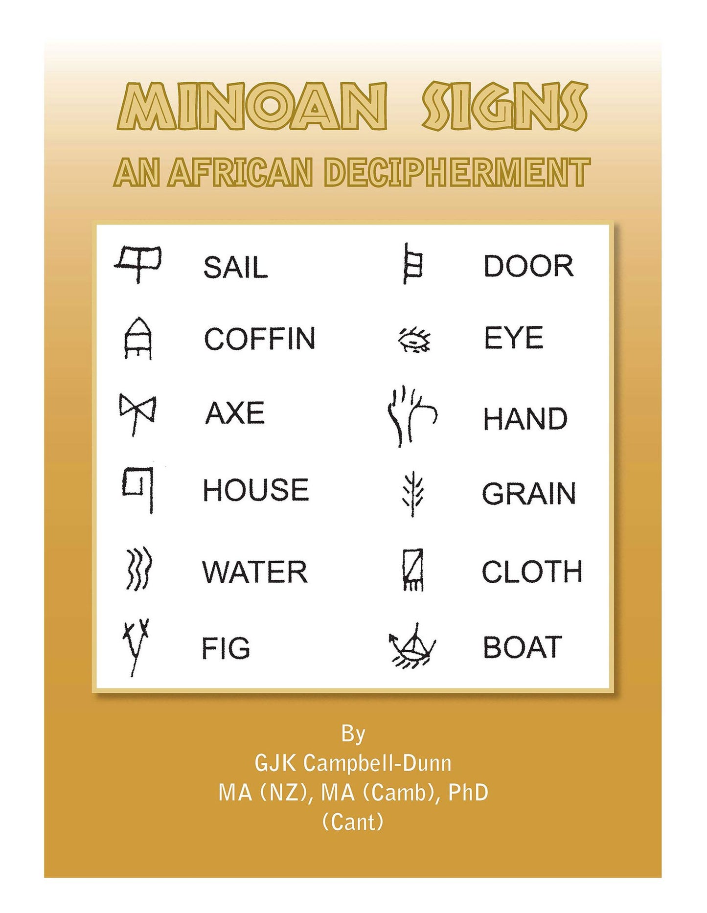 Minoan Signs: An African Decipherment