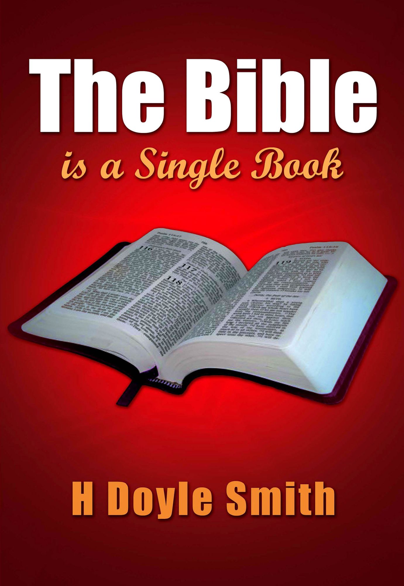 The Bible is a Single Book