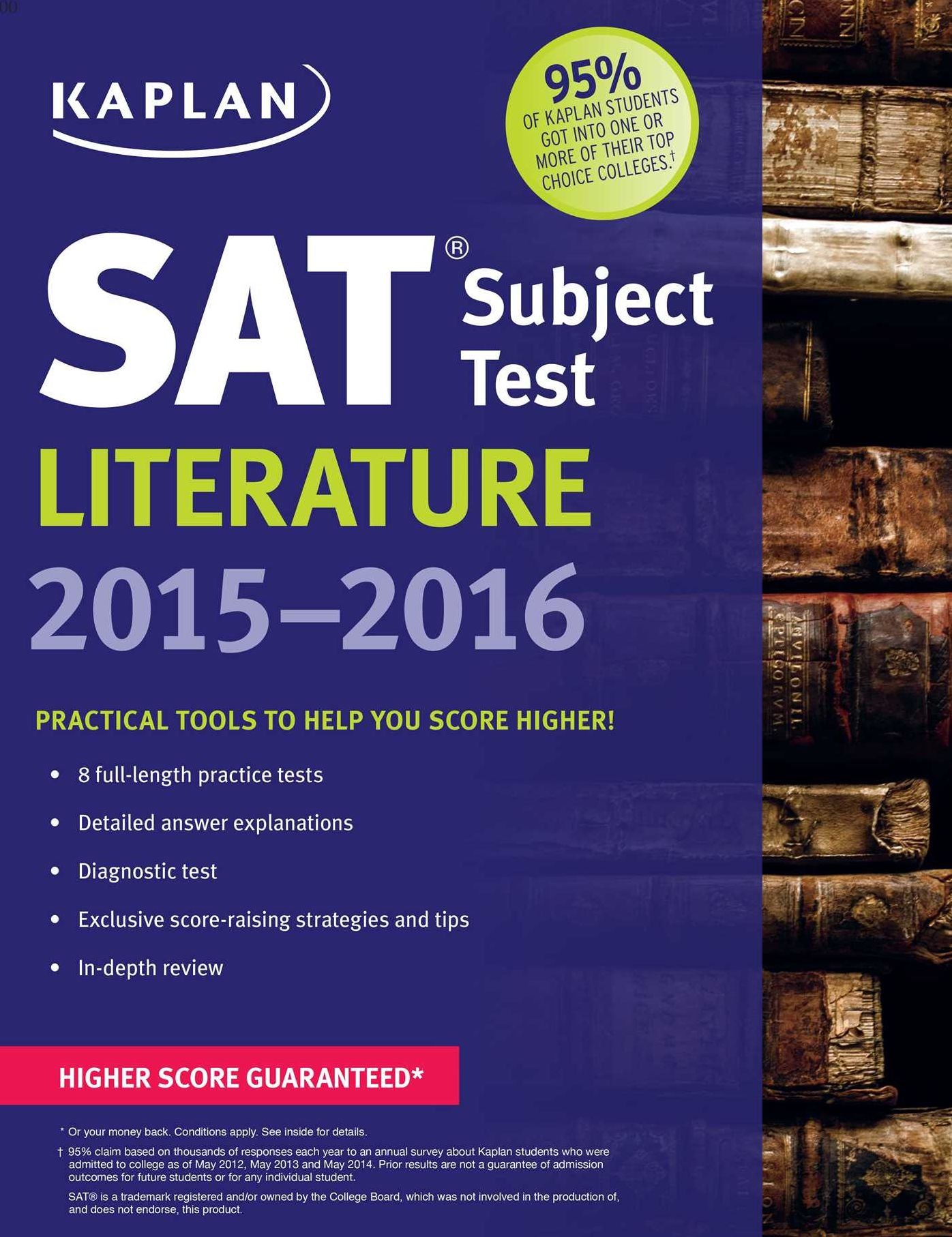 Kaplan SAT Subject Test Literature 2015-2016