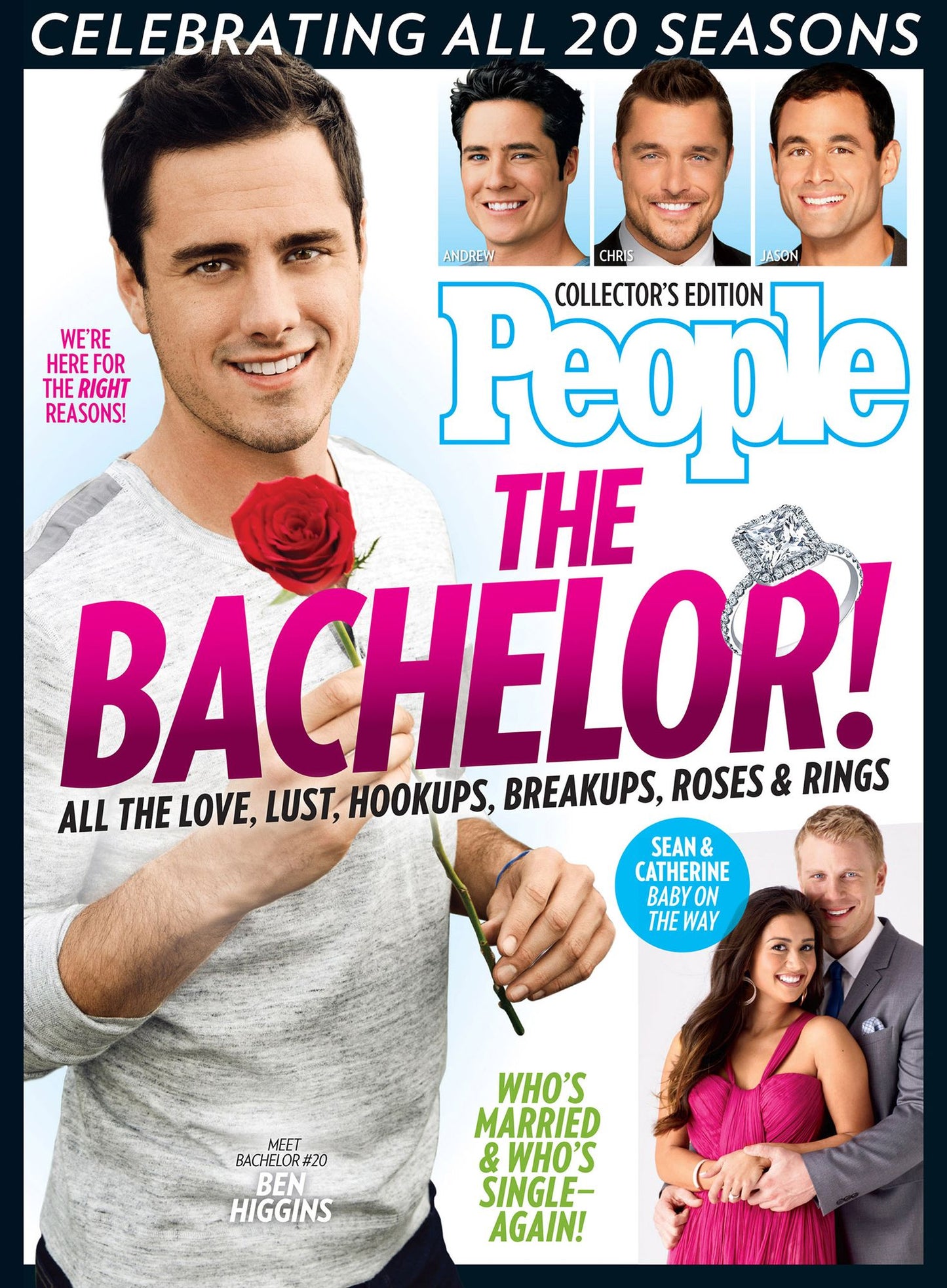 PEOPLE The Bachelor!: Celebrating 20 Seasons of Love, Lust, Hookups, Breakups, Roses & Rings